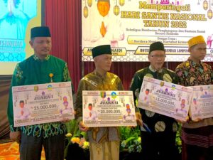 Ponpes di Kota Metro Raih Juara 1 Lomba Kebersihan dan Kesehatan Tingkat Provinsi