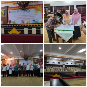 Dinkes Kota Metro,Gelar Sosialisasi dan Launching Aplikasi STBM Kemilau Taman