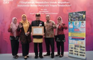 SELAMAT, KOTA METRO MENERIMA PENGHARGAAN BEBAS FRAMBUSIA DARI KEMENKES RI