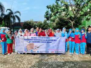 Jelang Haji 2023, Calon Jamaah Haji Kota Metro Ikuti Tes Kebugaran Haji.