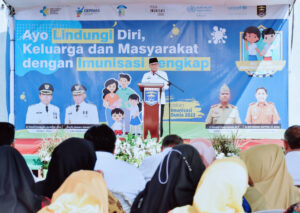 Dinas Kesehatan Kota Metro Gelar Puncak Acara Pekan Imunisasi Dunia Tahun 2023