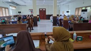 Rapat Koordinasi Persiapan Uji Kompetensi Jabatan Fungsional Kesehatan Dinas Kesehatan Kota Metro Tahun 2023