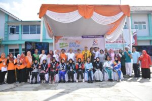 Dinkes Kota Metro“Sukses Gelar Germas Aksi Bergizi Tingkat Kota Metro dan Lounching KJR SMA/SMK SE-Kota Metro dalam Rangka HUT Kota Metro ke 86”