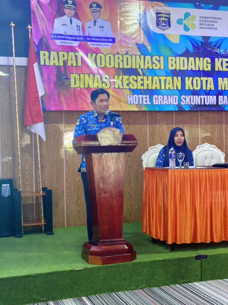 Dinkes Kota Metro Gelar Rakor Bidang Kesehatan Masyarakat