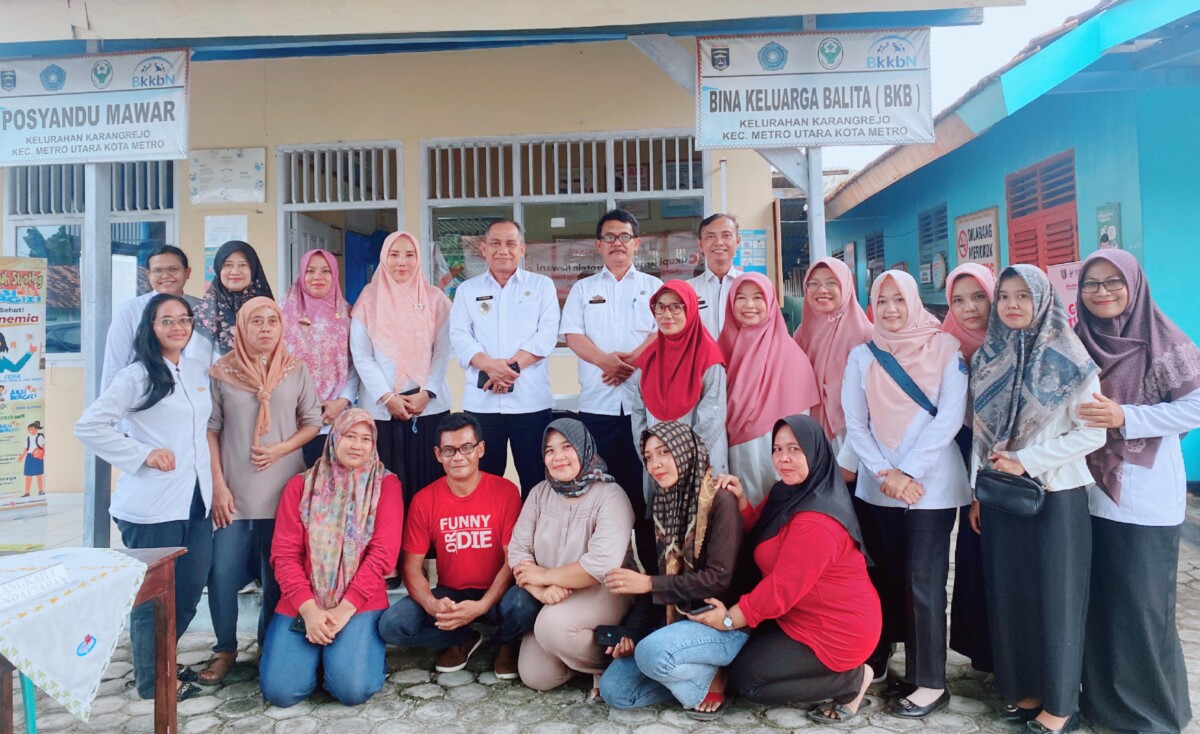 Posyandu Mawar Kelurahan Karangrejo Siap Ikuti Lomba Posyandu Tingkat Provinsi Lampung