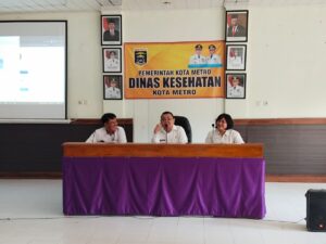 SOSIALISASI SISTEM INFORMASI KEPEGAWAIAN DINAS KESEHATAN KOTA METRO TERKAIT E-SIKAM/TANDA TANGAN ELEKTRONIK