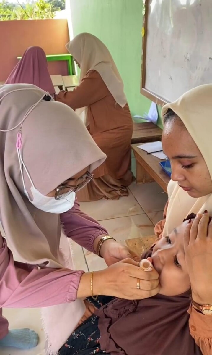 PELAKSANAAN PIN POLIO PUTARAN 1 WILAYAH KERJA UPTD PUSKESMAS PURWOSARI