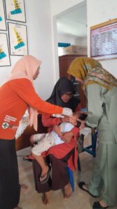 PELAKSANAAN PIN POLIO PUTARAN 1 WILAYAH KERJA UPTD PUSKESMAS PURWOSARI