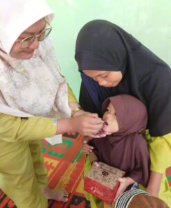 PELAKSANAAN PIN POLIO PUTARAN 1 WILAYAH KERJA UPTD PUSKESMAS PURWOSARI