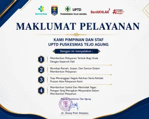 MAKLUMAT PELAYANAN PUSKESMAS TEJO AGUNG