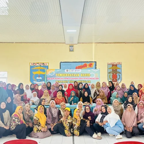 Puskesmas Mulyojati Fokuskan Pertemuan Kader pada Upaya Pencegahan PTM, TP-PKK, GOW, dan DWP Kota Metro Hadir Beri Apresiasi