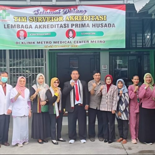 Tim Surveior Laprida Survei Akreditasi Klinik Metro Medical Center, Demi Meningkatkan Mutu dan Standar Pelayanan.
