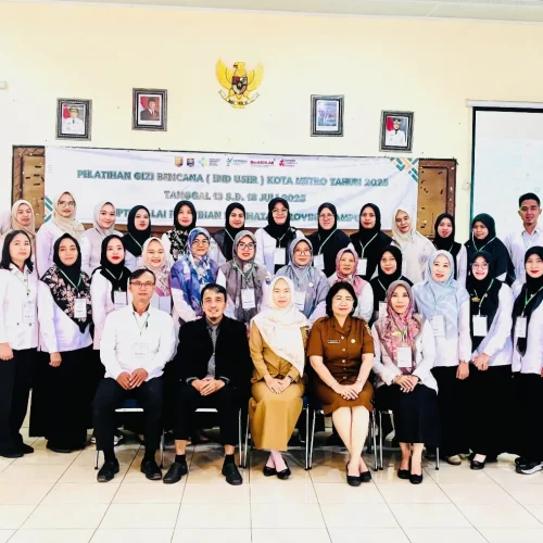 Kadiskes Kota Metro, Dr. Eko Hendro: “Pelatihan Gizi Bencana adalah Langkah Strategis Perkuat Respons Darurat”