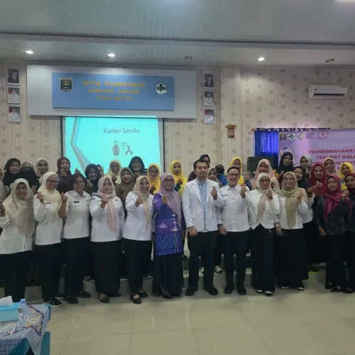 Yayasan Kanker Indonesia (YKI) Kota Metro Kolaborasi bersama IDI Kota Metro dan UPTD.Puskesmas Ganjar Agung