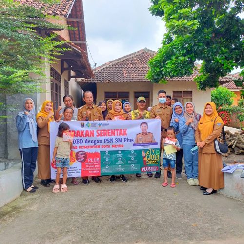 Pemberantasan Sarang Nyamuk (PSN) 3M Plus dan G1R1J di Kota Metro