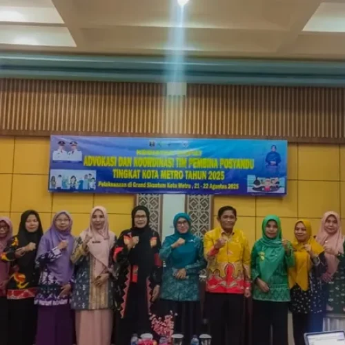 Dinas Kesehatan ajak Tim Pembina Posyandu Tingkat Kecamatan se-Kota Metro, Berkomitmen wujudkan Posyandu dengan 6 SPM.