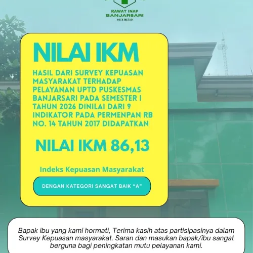 HASIL SURVEI KEPUASAN MASYARAKAT (SKM) UPTD PUSKESMAS RAWAT INAP BANJARSARI SEMESTER I TAHUN 2026